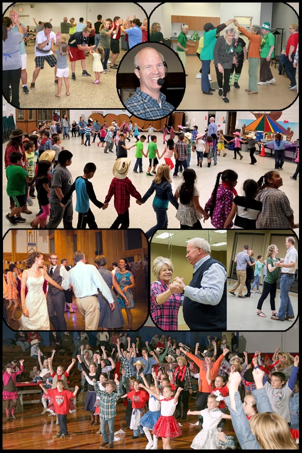 Crowd dancing at a lively event